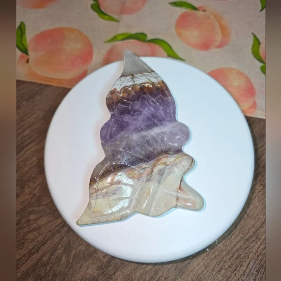 Amethyst Mexican Crazy Lace Crystal Fairy - Picture 6 of 6